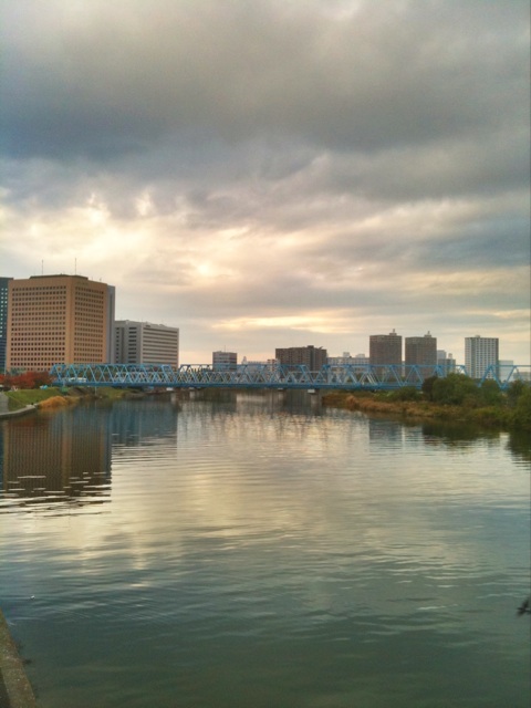 HDRで撮った多摩川